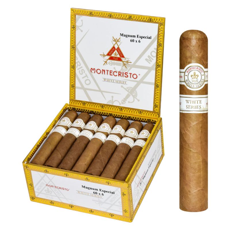 Montecristo White Magnum Especial Churchill cigar Fort Worth TX