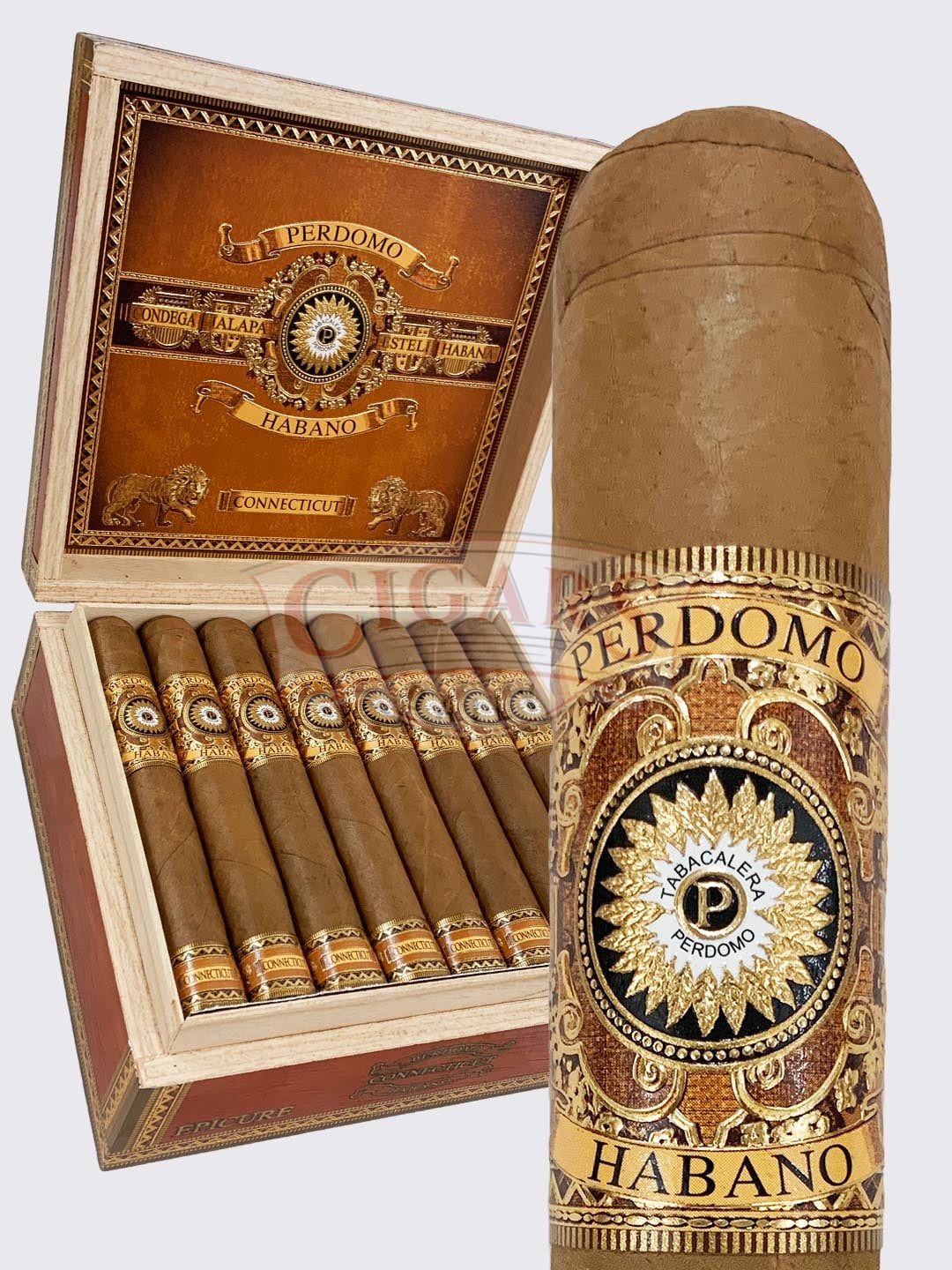Perdomo Habano Connecticut Epicure bourbon barrel aged cigar Fort Worth TX