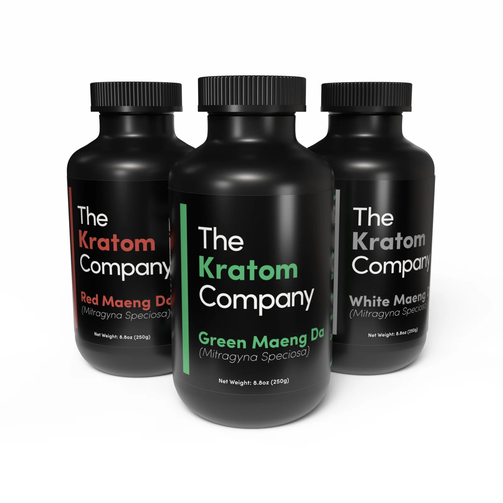 Maeng Da kratom capsules red green white Fort Worth